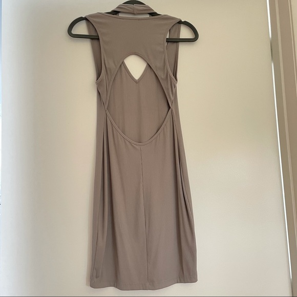 NWOT Forever 21 Rib Halter Open Cutout Back Dress - Picture 2 of 6